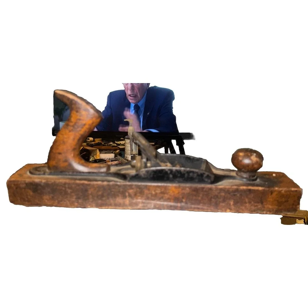 Vintage Antique Wood Plane Wooden Block Plane‎ Tool 18 Inch Long
